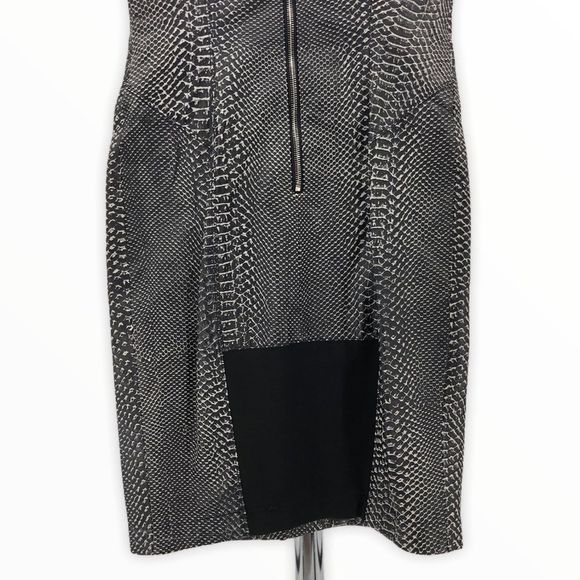 Kimberly Ovitz Snakeskin Embossed Leather Dress - Picture 7 of 14
